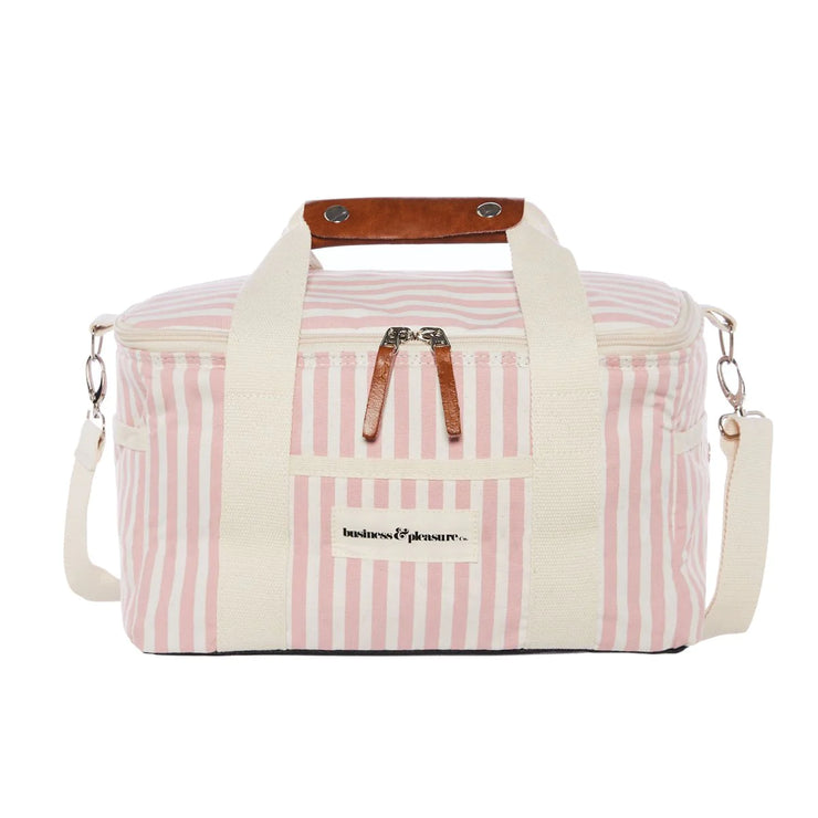 Premium Cooler Bag - Pink Stripe