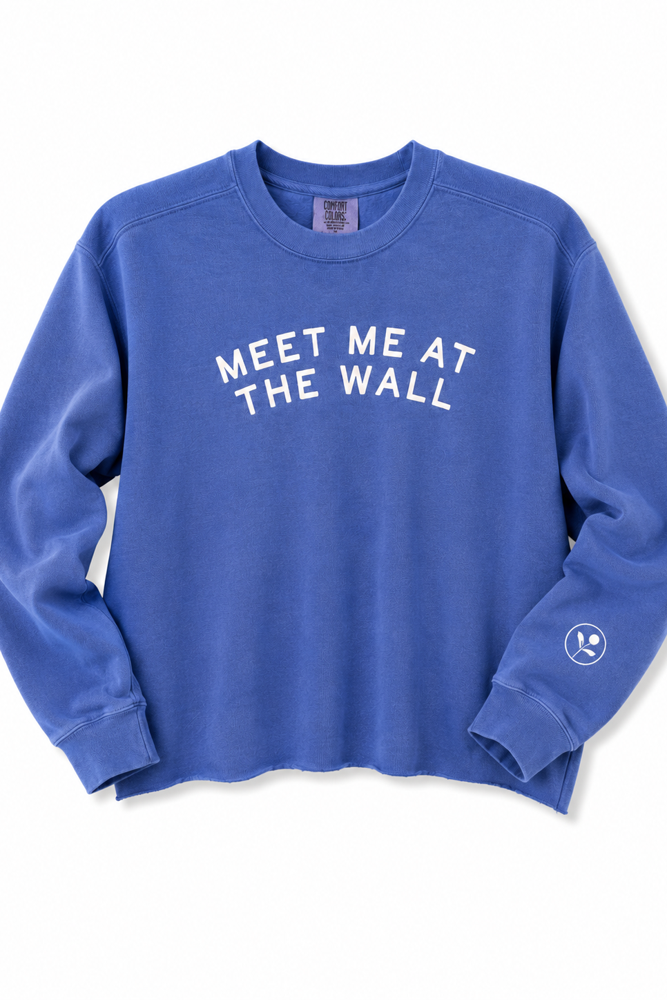 Meet Me At The Wall Sweatshirt- Periwinkle