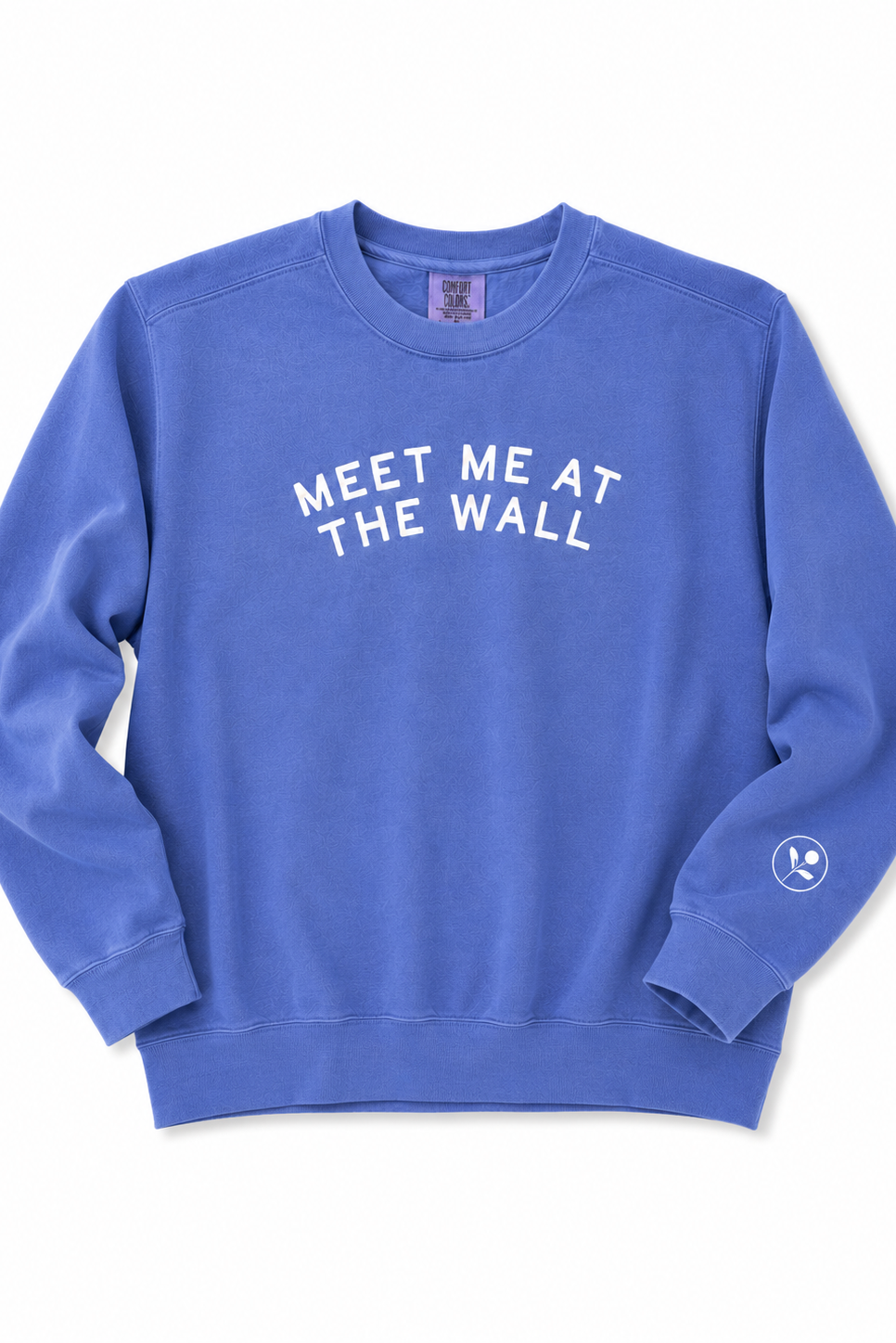 Meet Me At The Wall Sweatshirt- Periwinkle