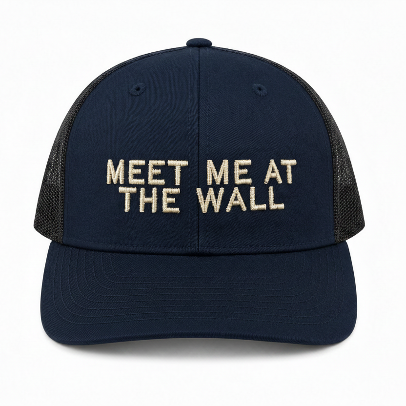 Meet Me At The Wall Hat - Navy