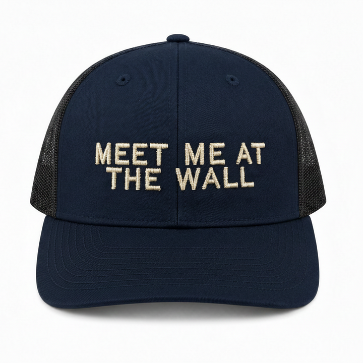 Meet Me At The Wall Hat - Navy