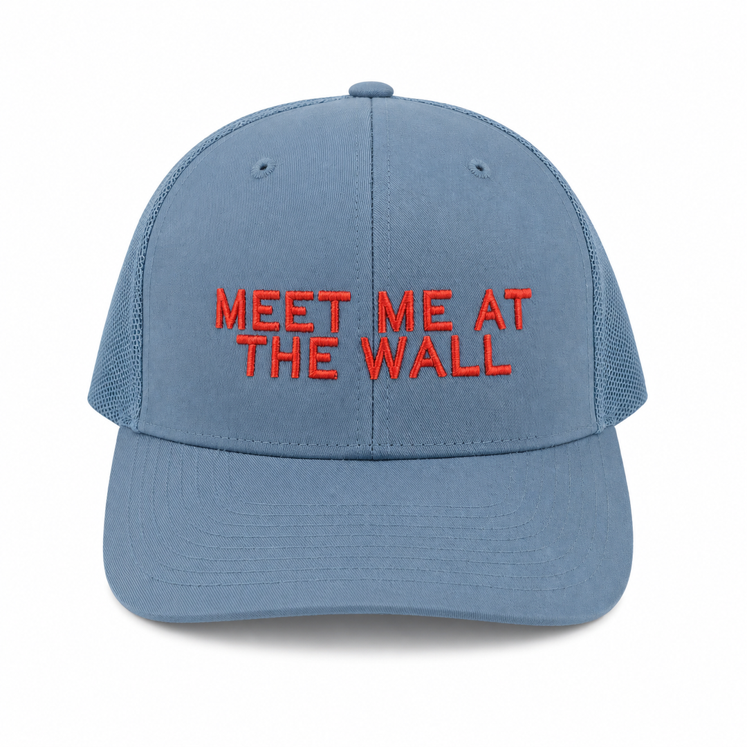 Meet Me At The Wall Hat - Sea Blue
