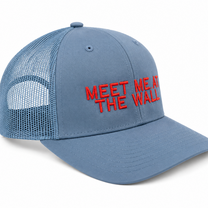 Meet Me At The Wall Hat - Sea Blue