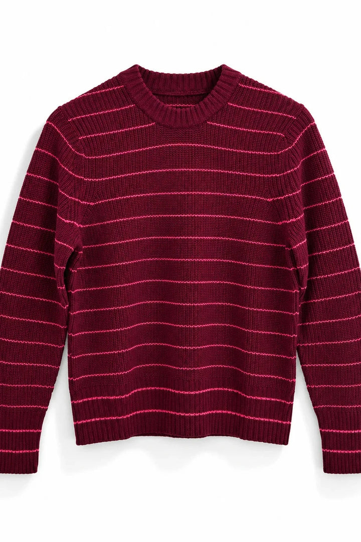 Northshore Crewneck - Desert Flame Stripe