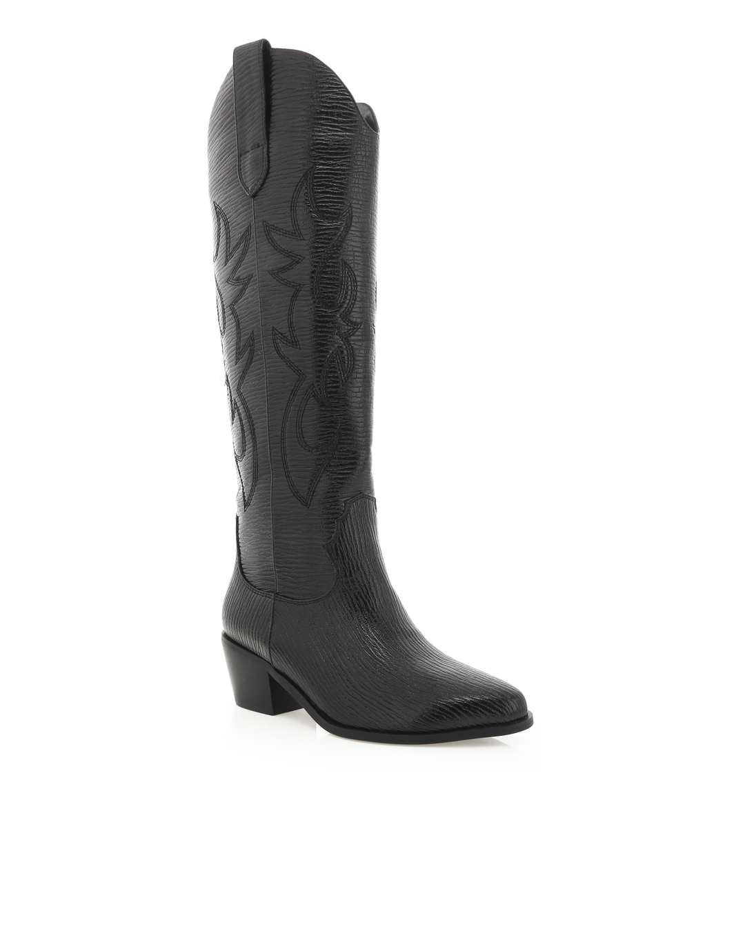 Urson Cowboy Boot- Black