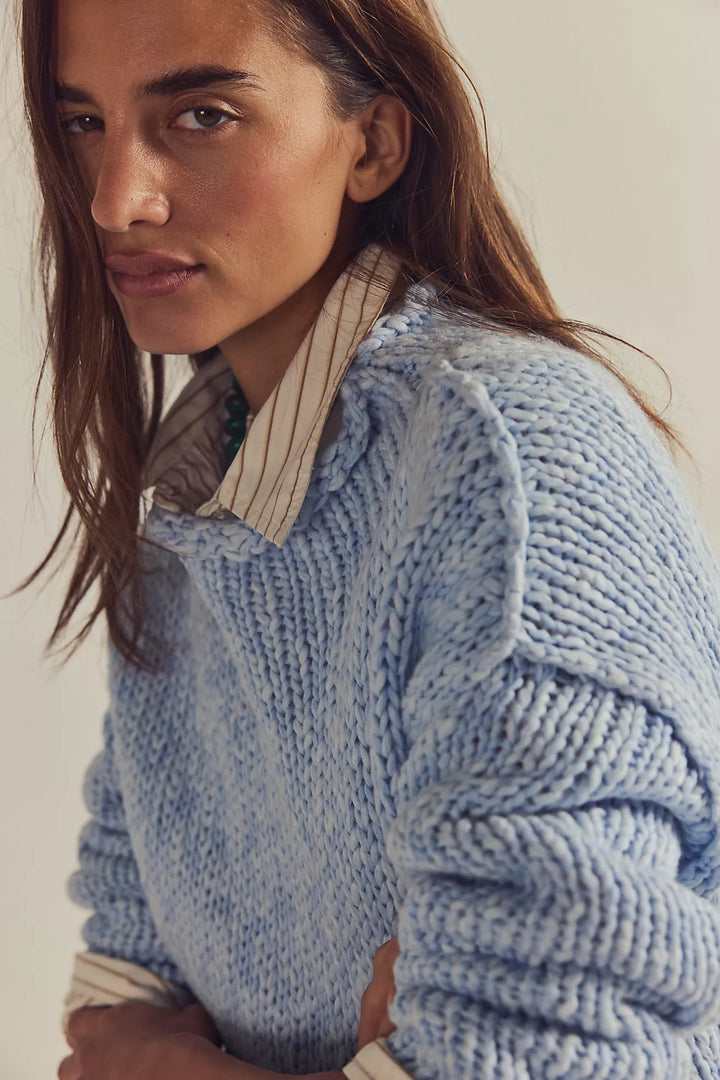 Opal Sweater - Cashmere Blue