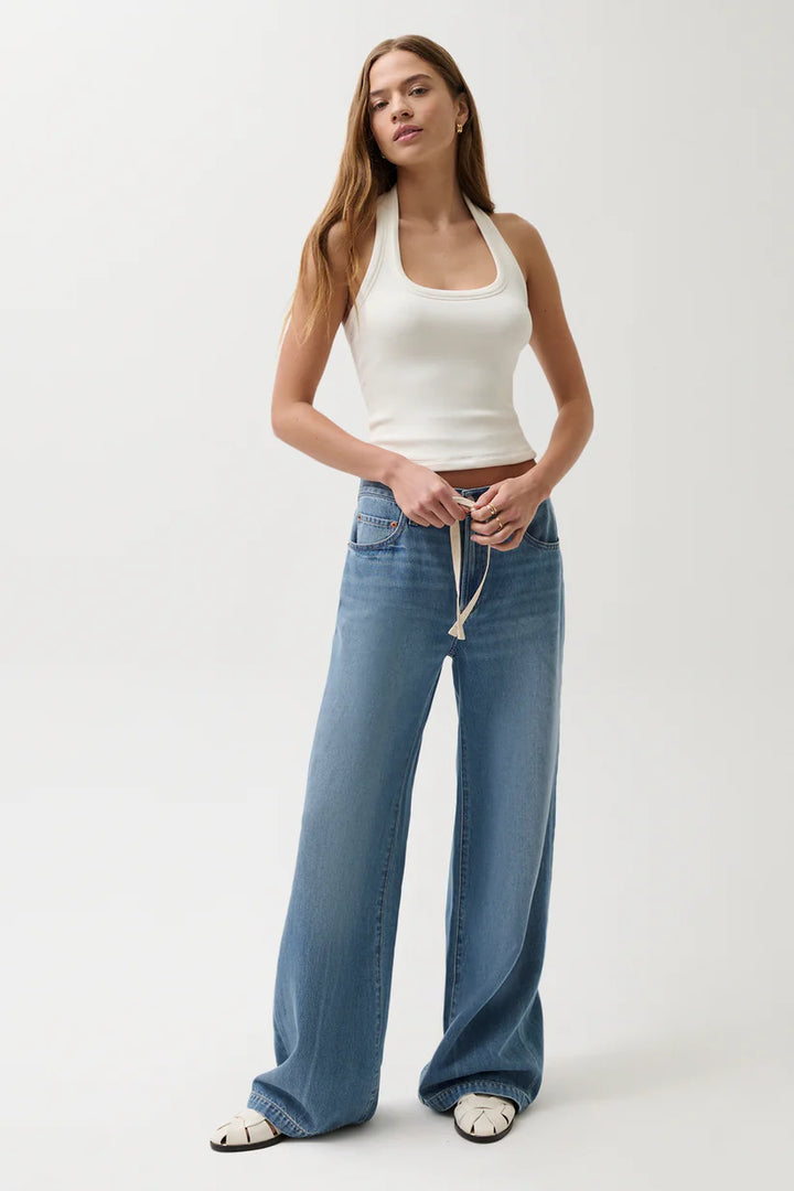 Jadyn Low Slung Palazzo with Draw Cord - Expanse