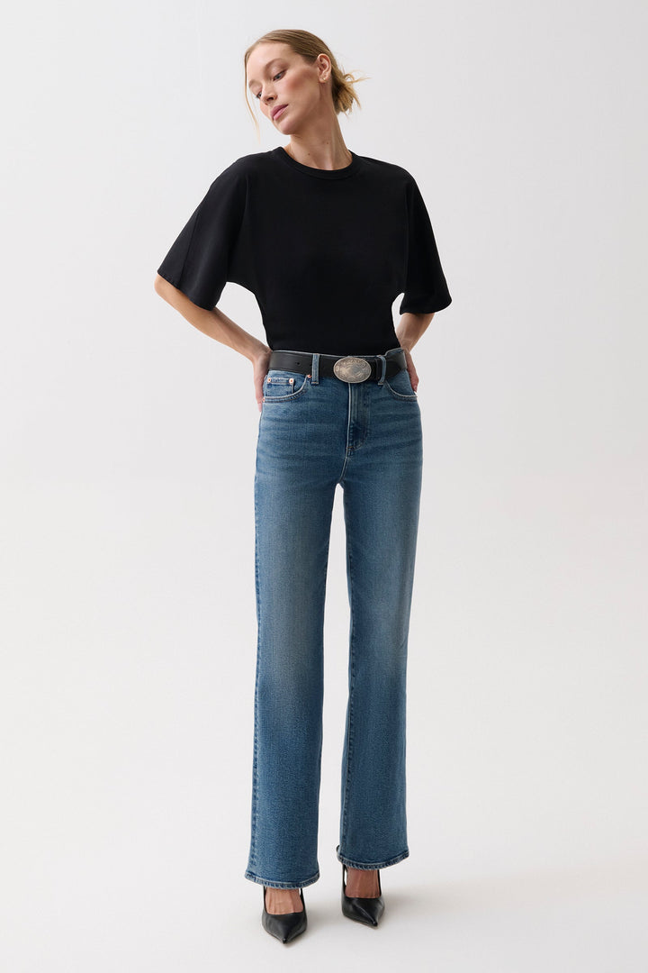 Pistola Evie High Rise Slim Boot in Soho