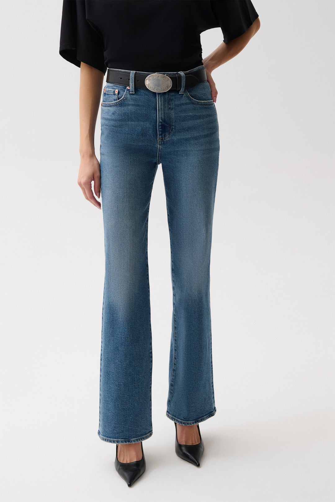 Pistola Evie High Rise Slim Boot in Soho