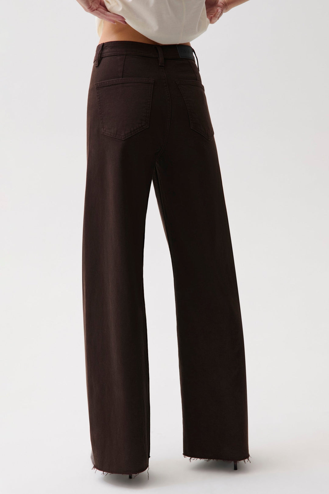 Pistola Penny High Rise Wide Leg Jean in Mocha