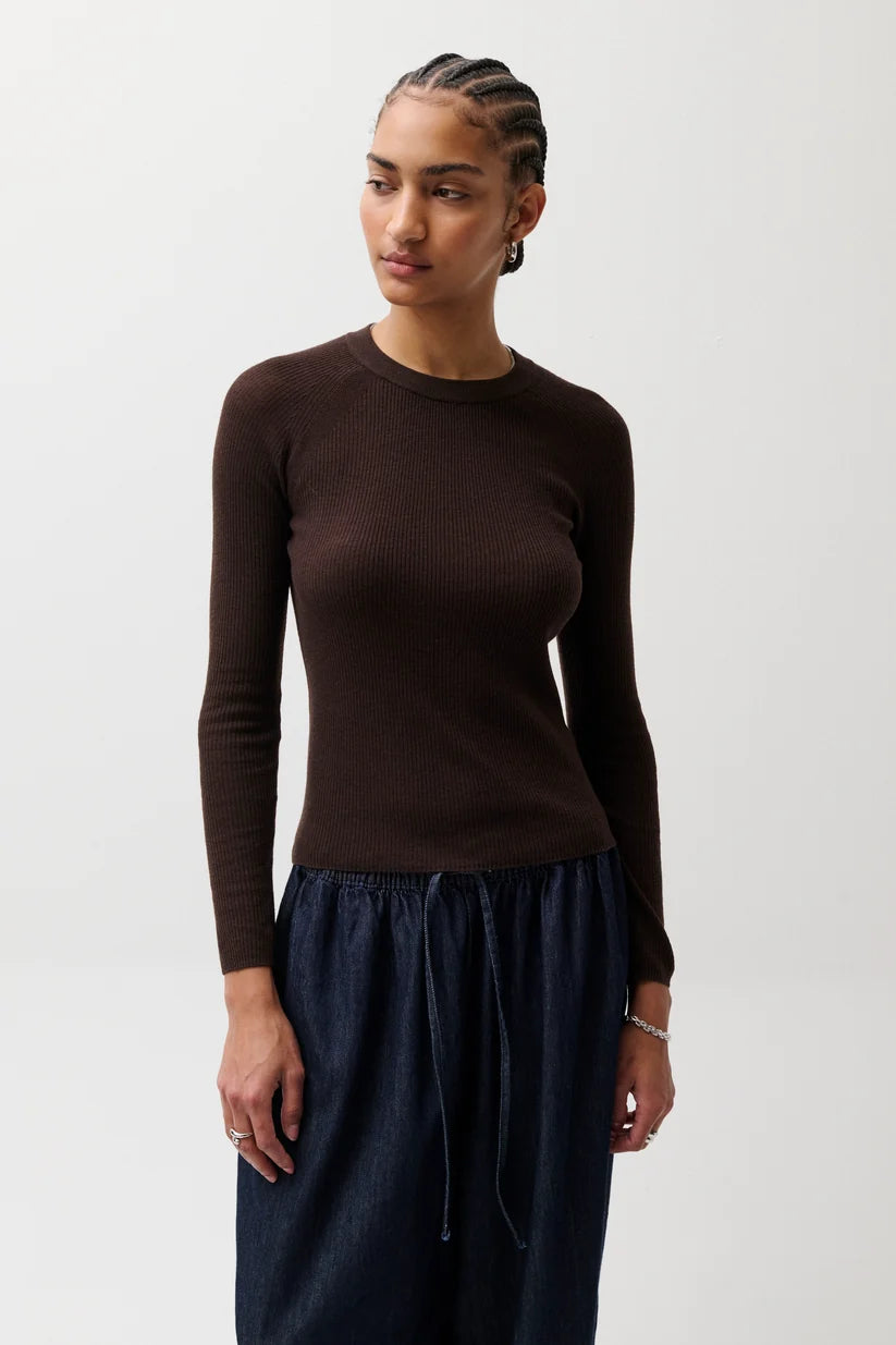 Juno Featherweight Sweater - Mocha