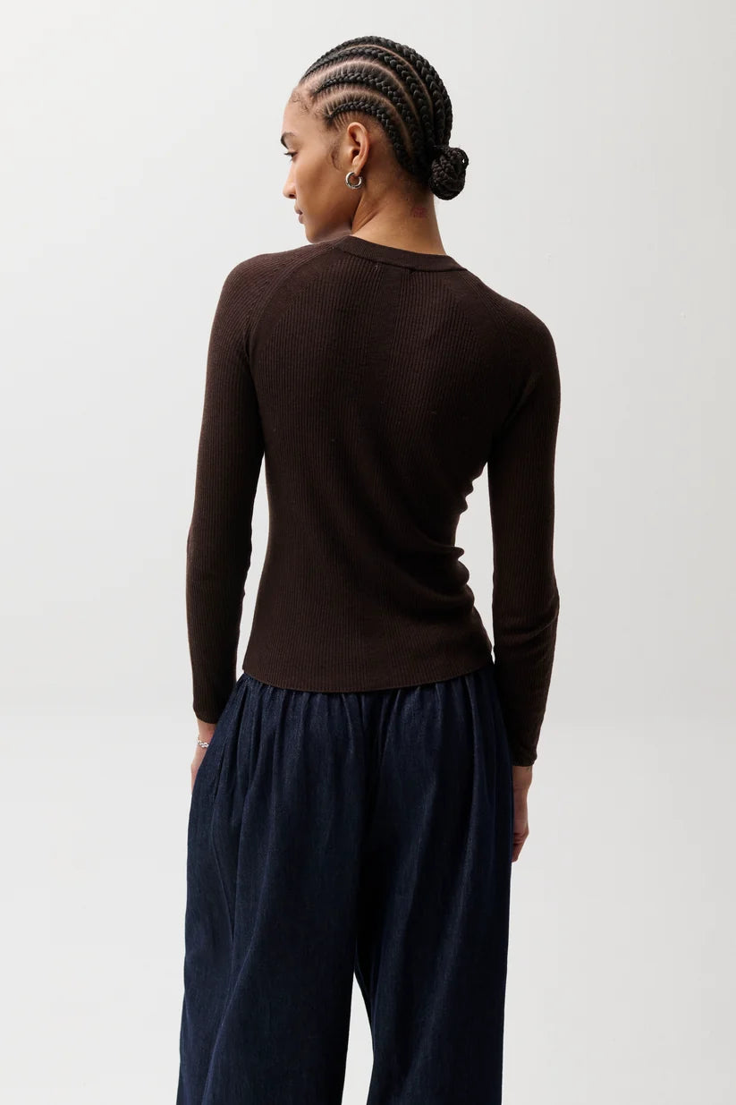 Juno Featherweight Sweater - Mocha