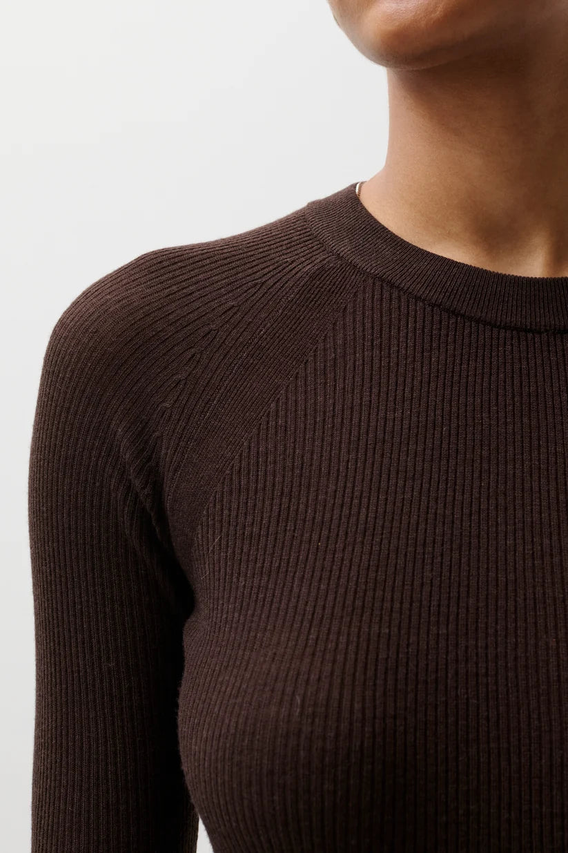 Juno Featherweight Sweater - Mocha