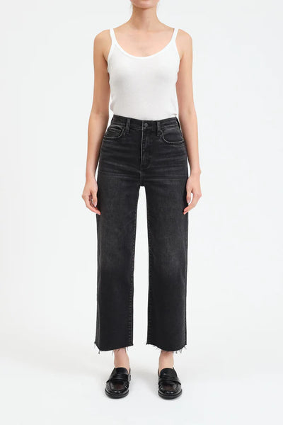 Pleaser High Rise Wide Ankle Jean - Twilight