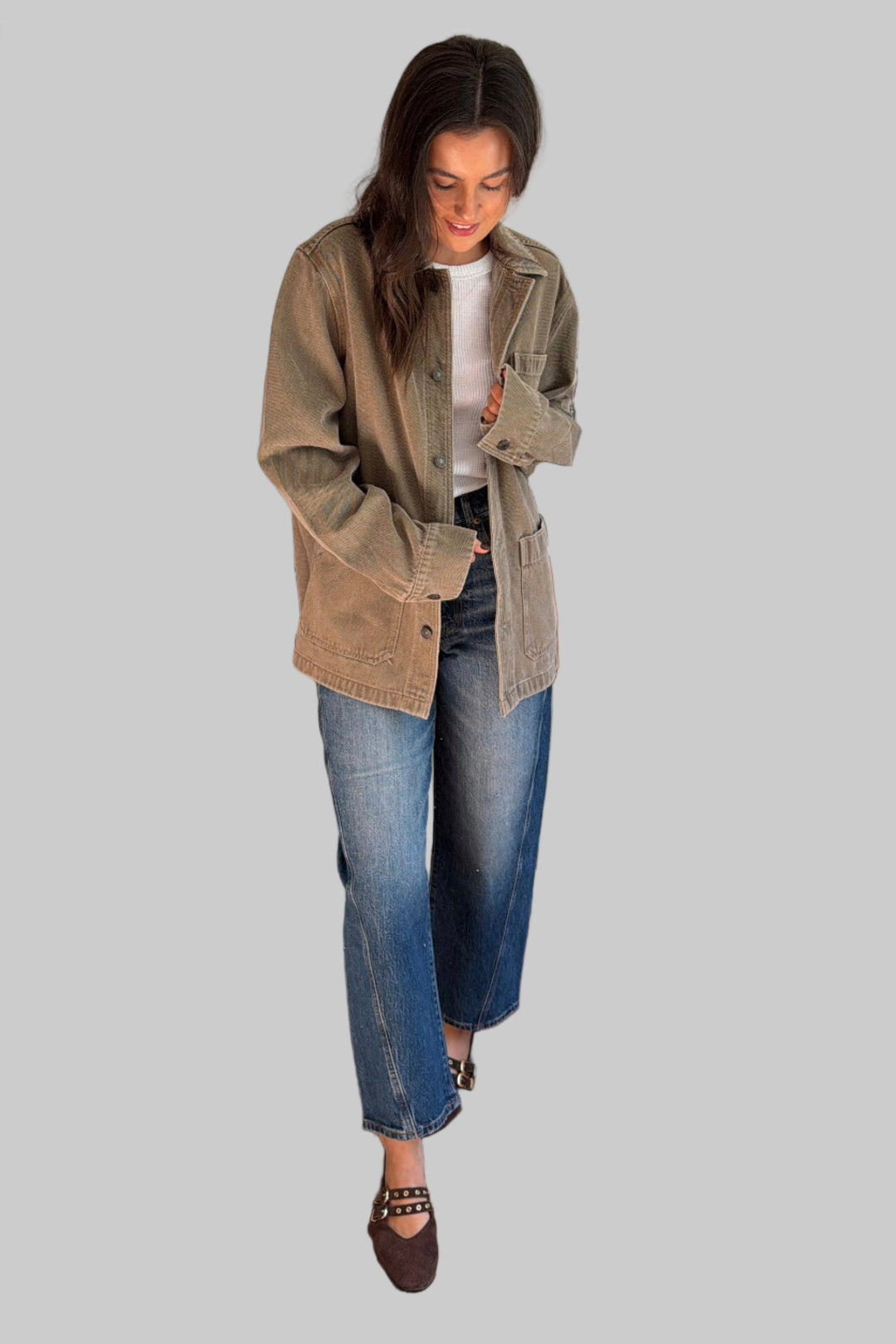 High Ridge Twill Studio Jacket - Almond Hill Wash