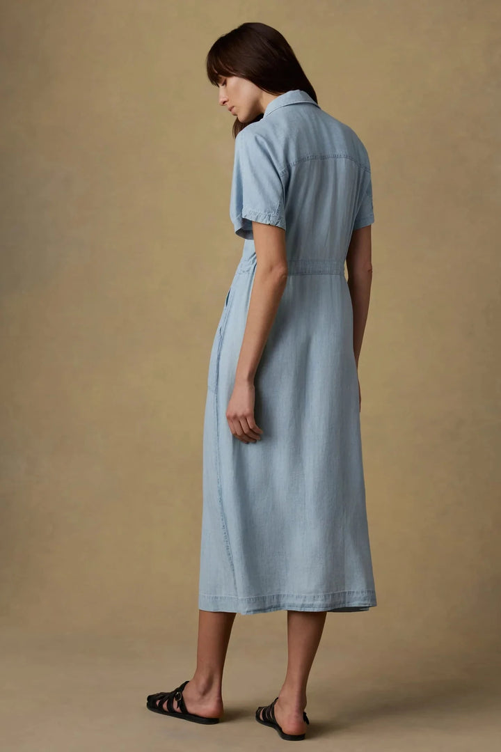 Tried & True Oakly Midi Dress - Arctic Sea Wash
