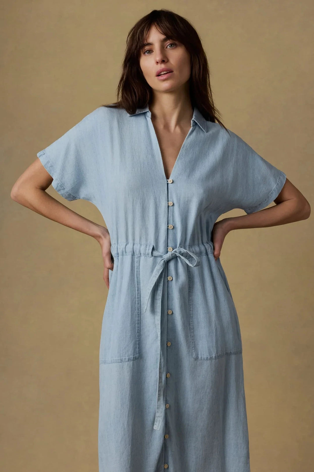 Tried & True Oakly Midi Dress - Arctic Sea Wash