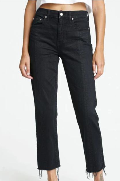 Your Favorite Mom Jeans- Curfew Black