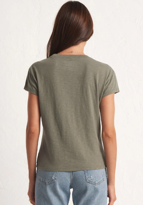 Modern Slub Tee - Evergreen