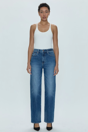 Cassie Super High Rise Straight - Palladium