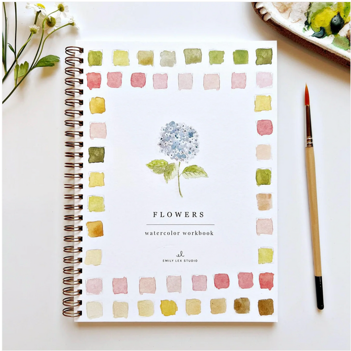 Emily Lex Watercolor Workbook - Flowers
