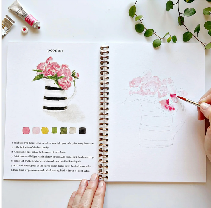 Emily Lex Watercolor Workbook - Bouquets