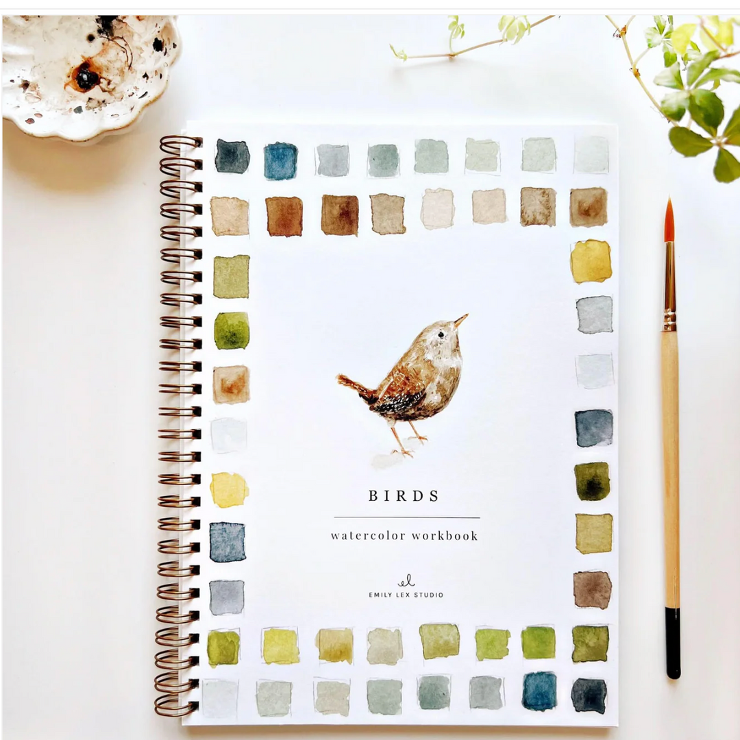 Emily Lex Watercolor Workbook - Birds