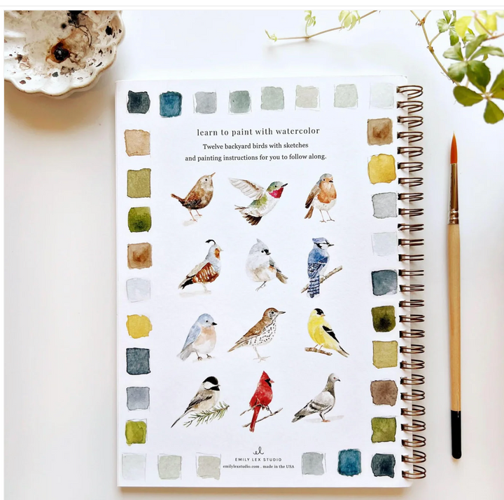 Emily Lex Watercolor Workbook - Birds