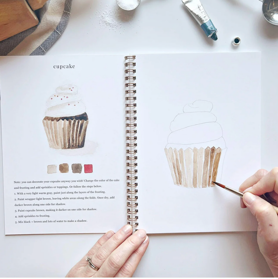 Emily Lex Watercolor Workbook - Baking