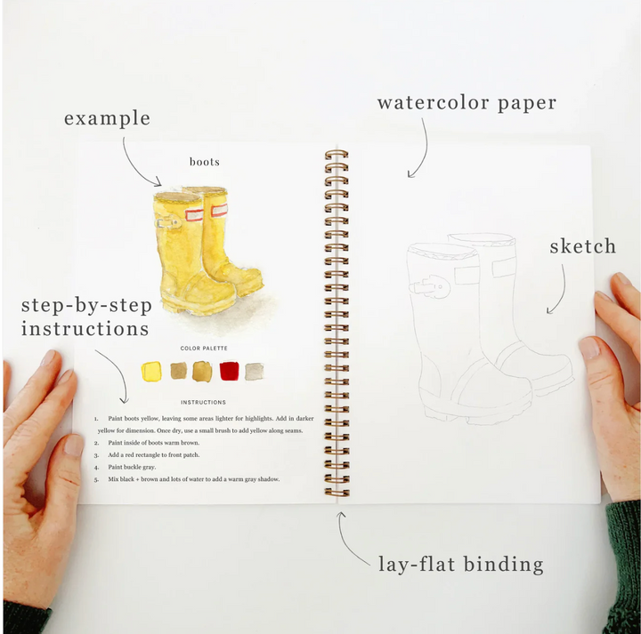 Emily Lex Watercolor Workbook - Garden