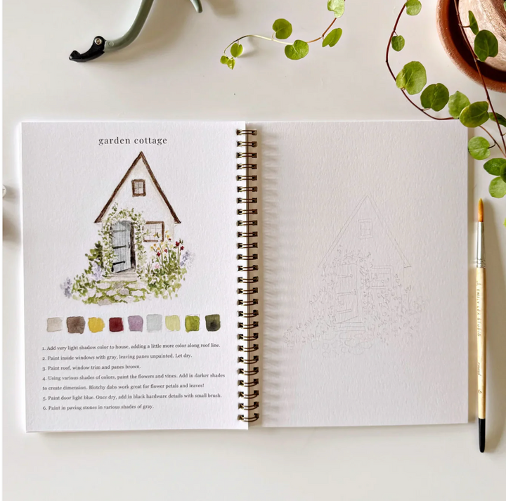Emily Lex Watercolor Workbook - Garden