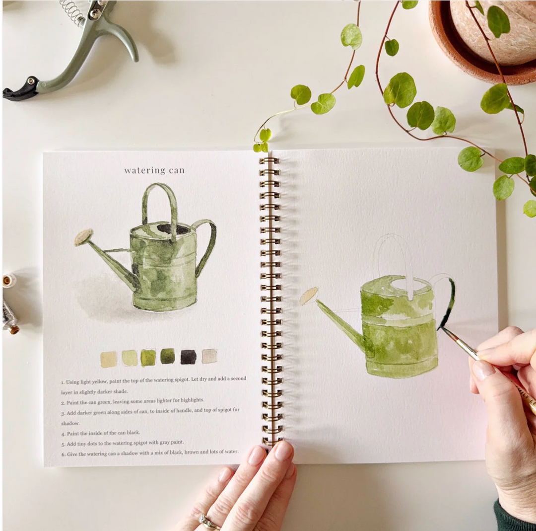 Emily Lex Watercolor Workbook - Garden