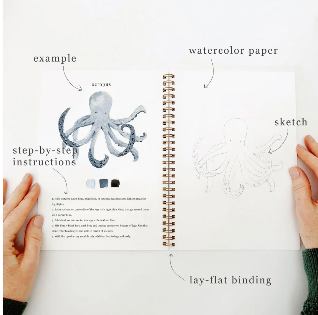 Emily Lex Watercolor Workbook - Seaside