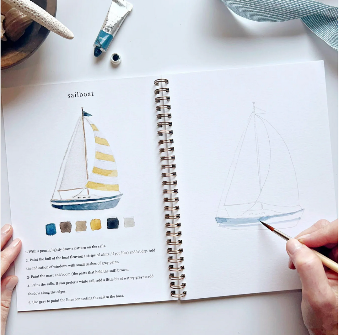 Emily Lex Watercolor Workbook - Seaside