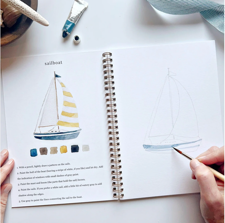 Emily Lex Watercolor Workbook - Seaside