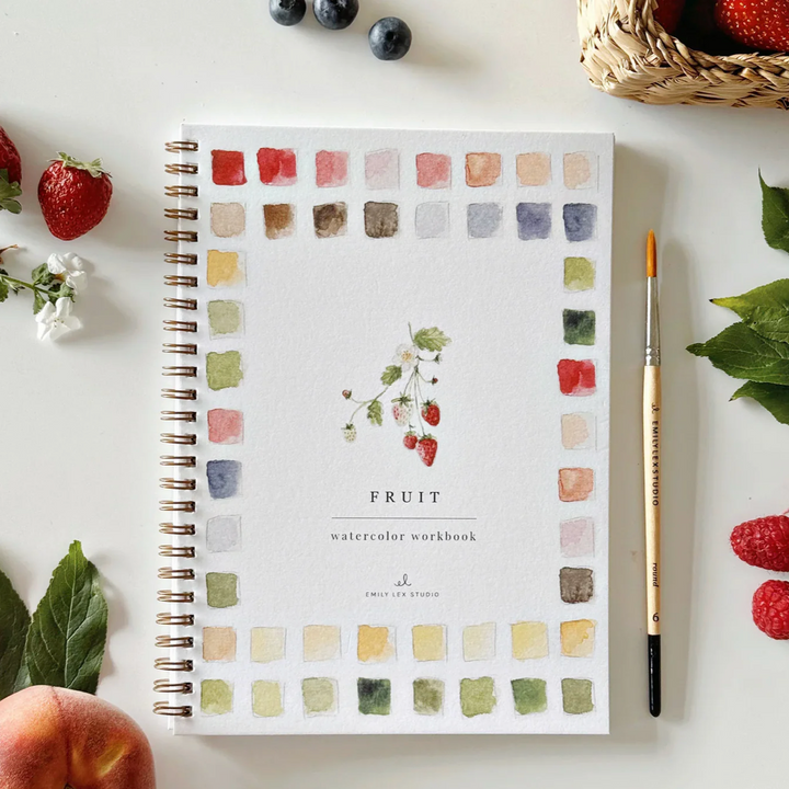 Emily Lex Watercolor Workbook - Fruit