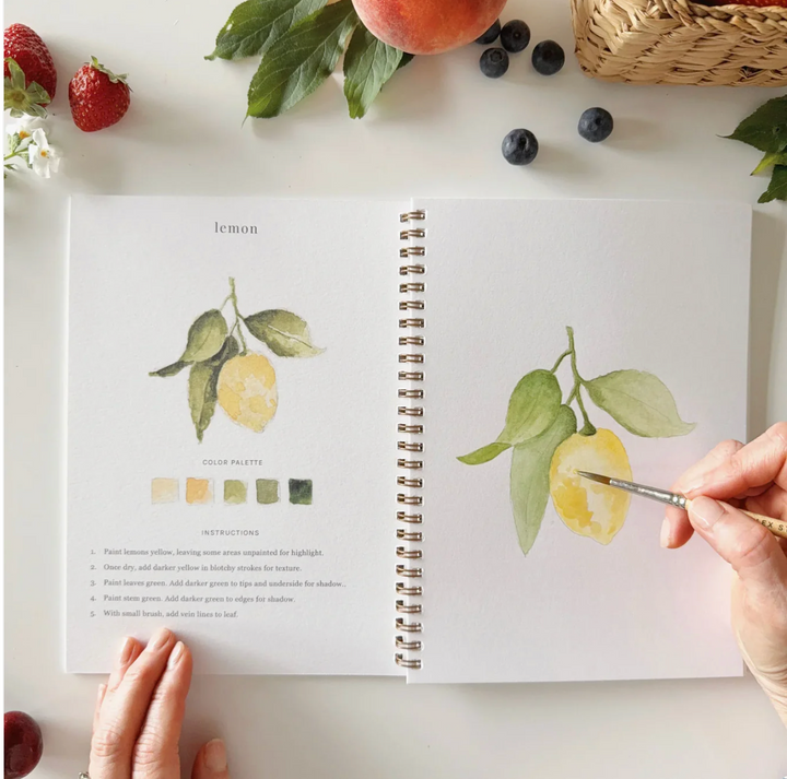 Emily Lex Watercolor Workbook - Fruit