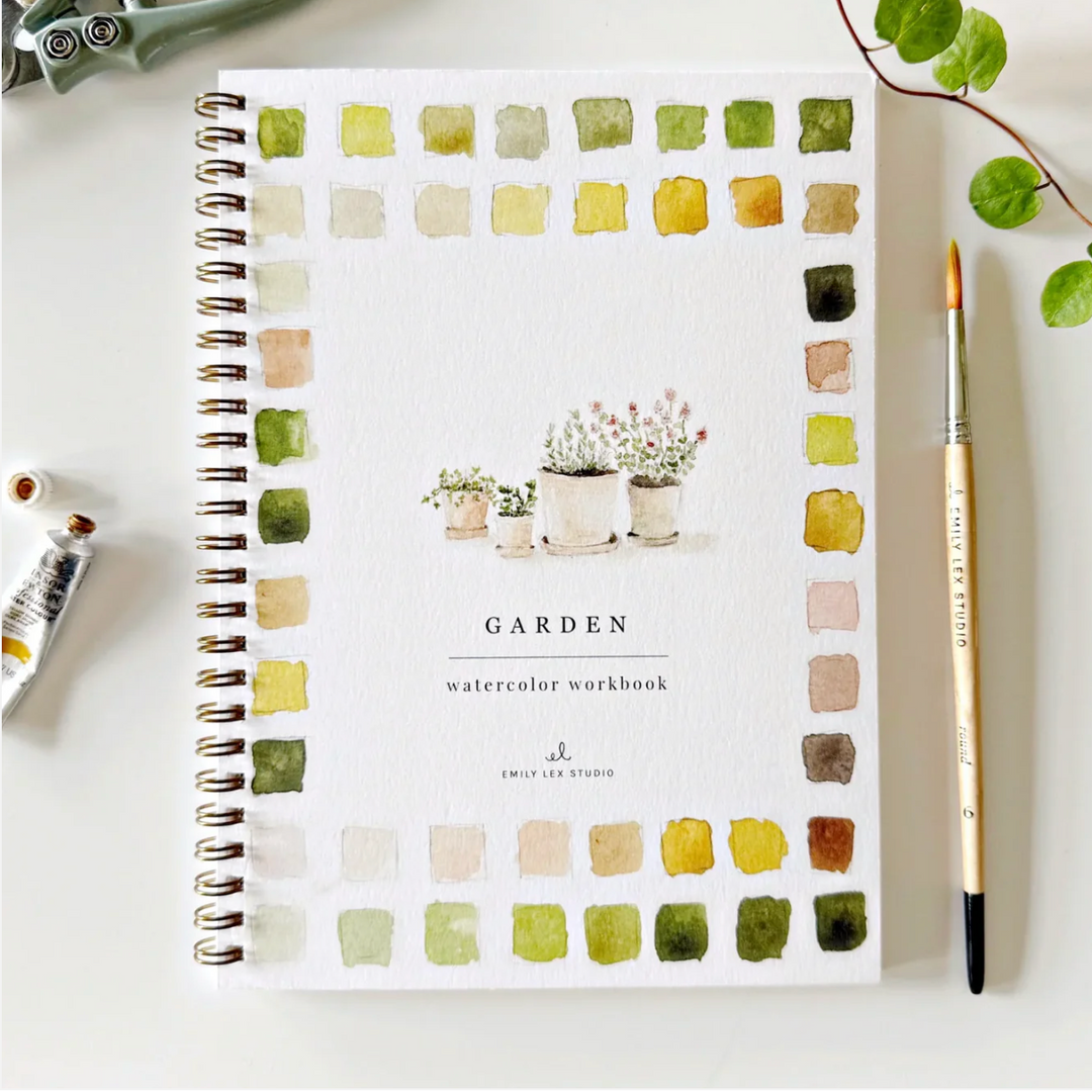 Emily Lex Watercolor Workbook - Garden