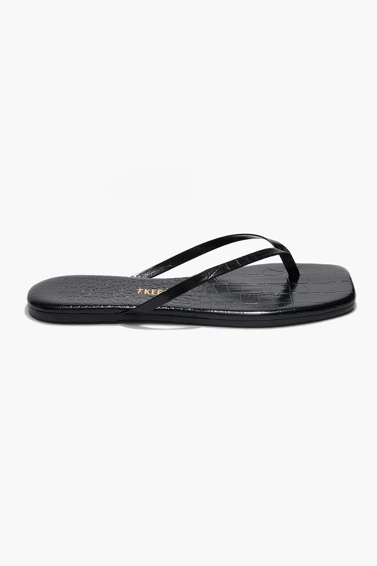 Square Toe Lily Sandal - Sable Croc – Rivet Collective