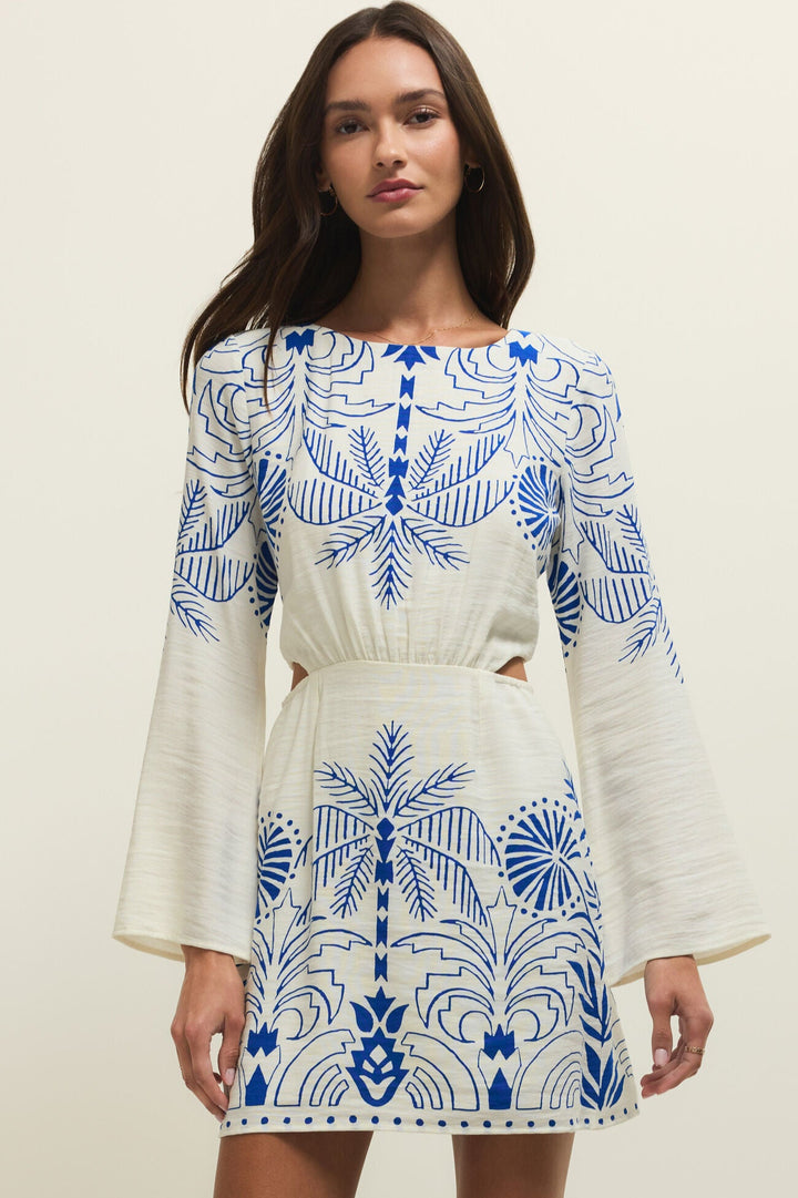 Mykonos Palm Mini Dress