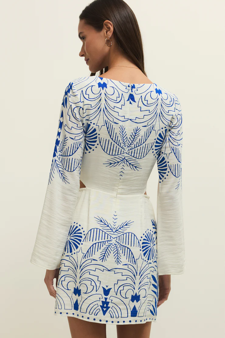 Mykonos Palm Mini Dress