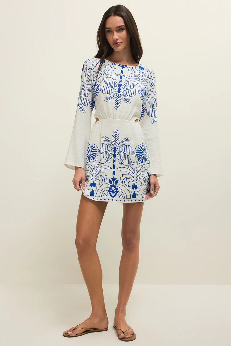 Mykonos Palm Mini Dress