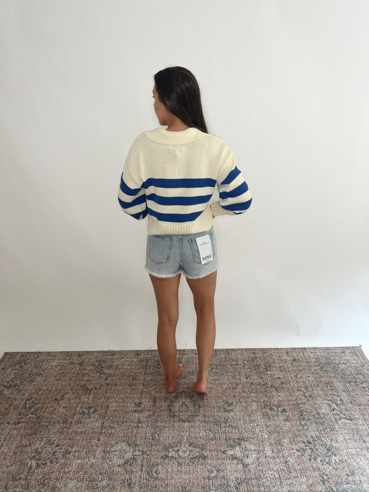 Arlo Sweater- Sea Stripe