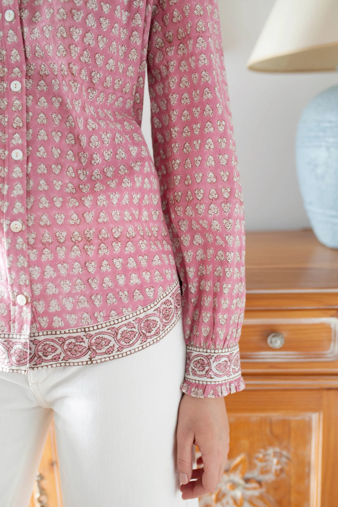 Charlie Shirt - Lavender Thistle