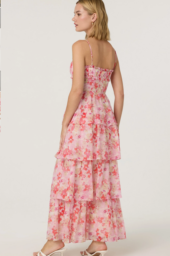 Vonnessa Dress - Pink Coral