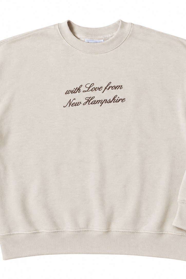 With Love Sweatshirt - Tan