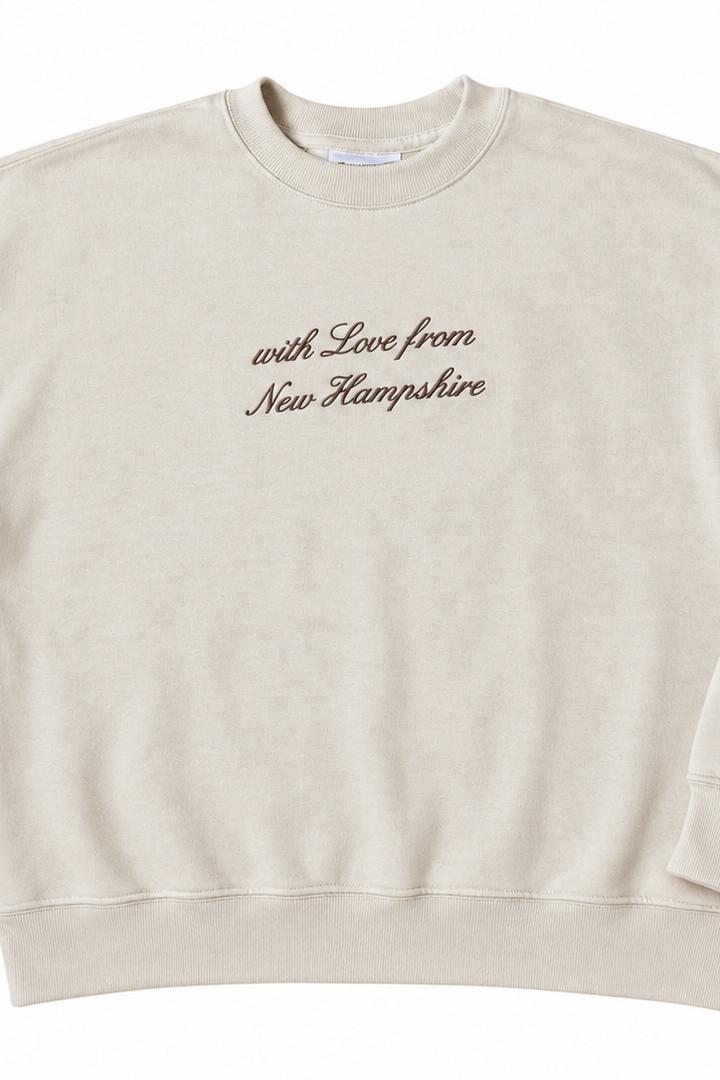With Love Sweatshirt - Tan