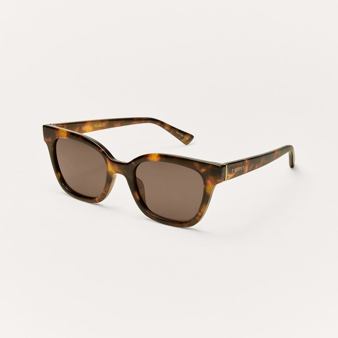 Z Supply High Tide Sunglasses in Brown Tortoise - back