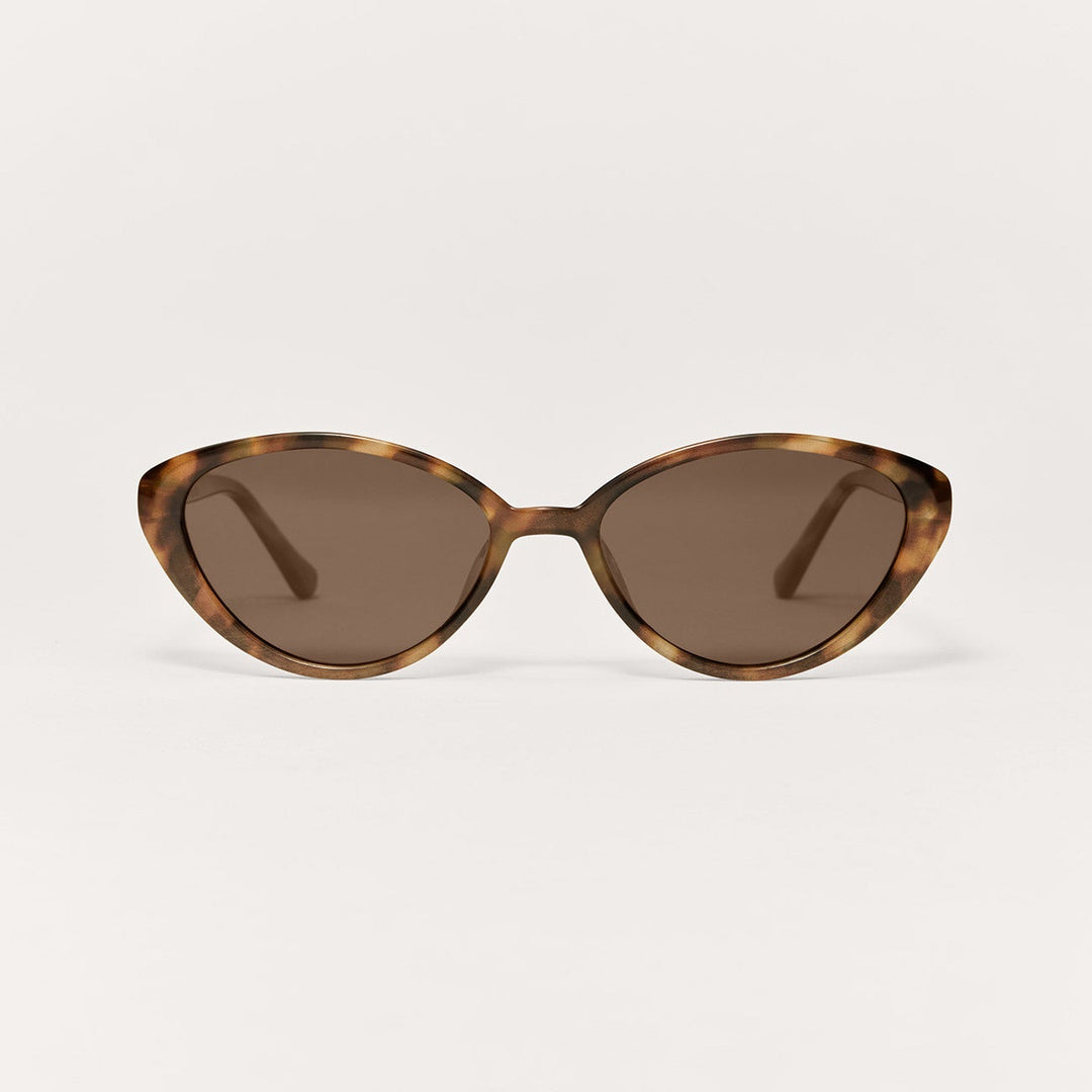 Z Supply Nouveau Sunglasses in Brown Tortoise - back