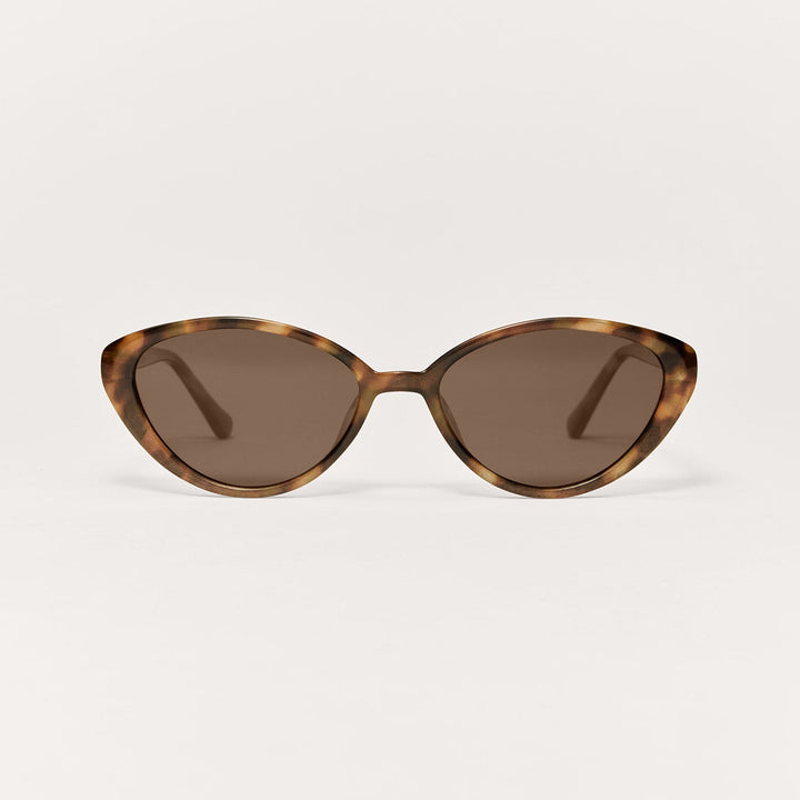 Z Supply Nouveau Sunglasses in Brown Tortoise - back